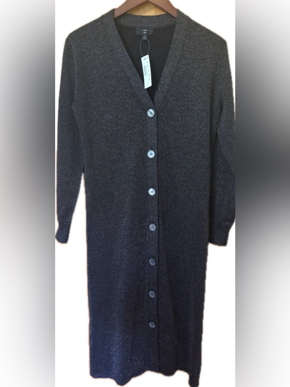 NWT J.Crew 365 Sparkle Fitted Cardigan Dress - RETAIL $148